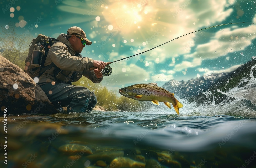 fishing in the mountains fishing in the mountains