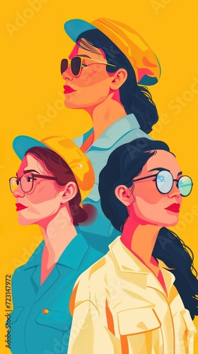 Wallpaper Mural "Inclusive Inspirations: Women's Day Celebration Design" Torontodigital.ca