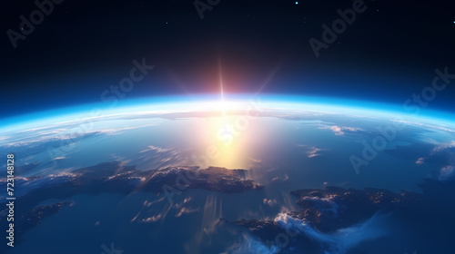 Enjoy breathtaking views of our beautiful planet from the vastness of space