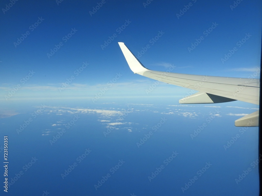 View from airplane window - Italy View from airplane window - Italy