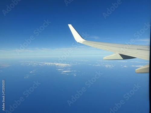 View from airplane window - Italy