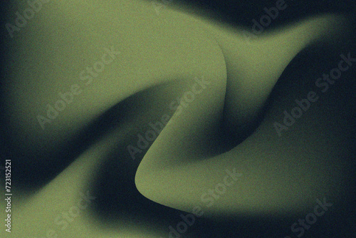 Light green and dark green gradient background color with grain effect.