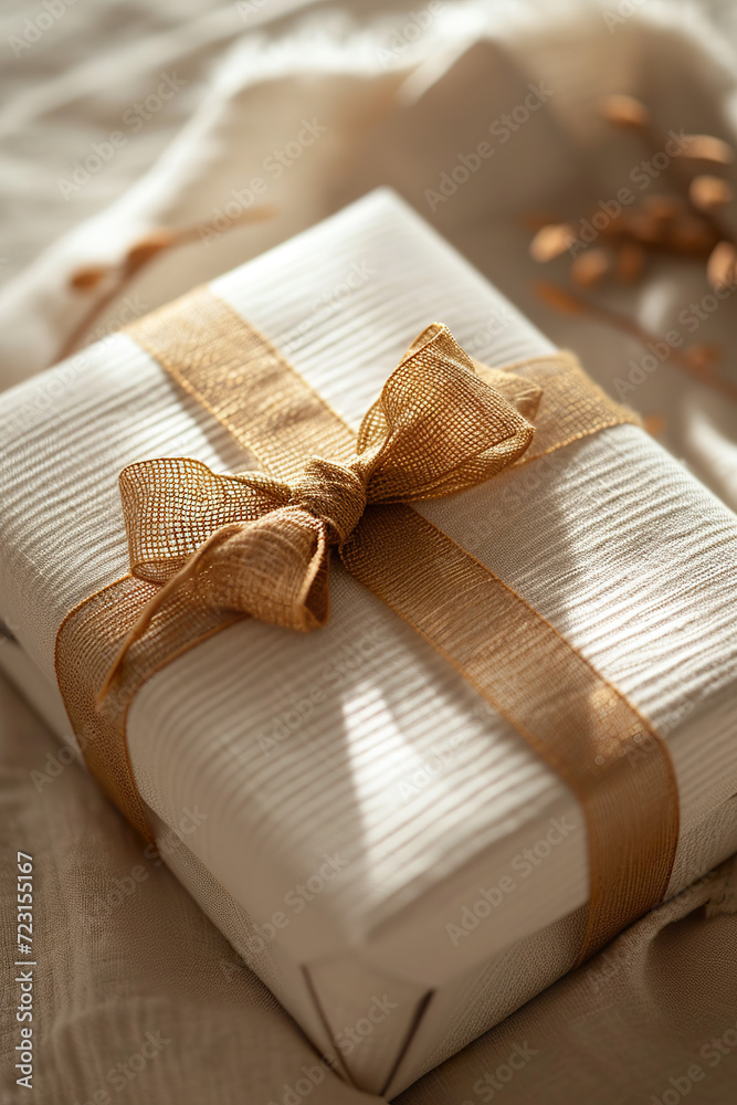 professional studio magazine photo of wrapped package box gift present for delivery anniversary birthday mothers day valentines with ribbon and wrapping in pastel colours natural light with copy space professional studio magazine photo of wrapped package box gift present for delivery anniversary birthday mothers day valentines with ribbon and wrapping in pastel colours natural light with copy space