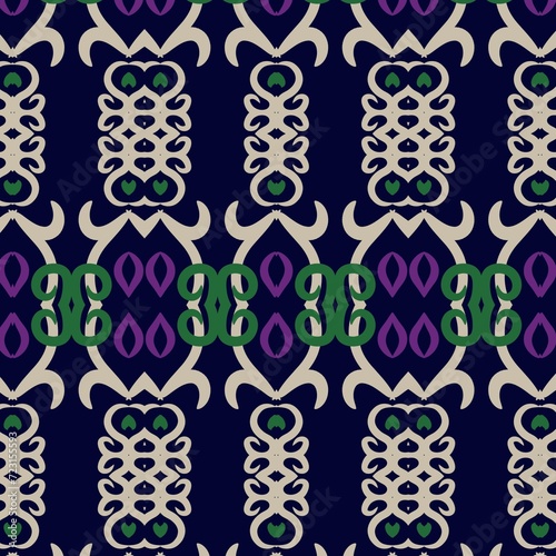 karpet seni pola suku. pola mulus etnik geometris tradisional. Pola Mulus Motif Etnis.