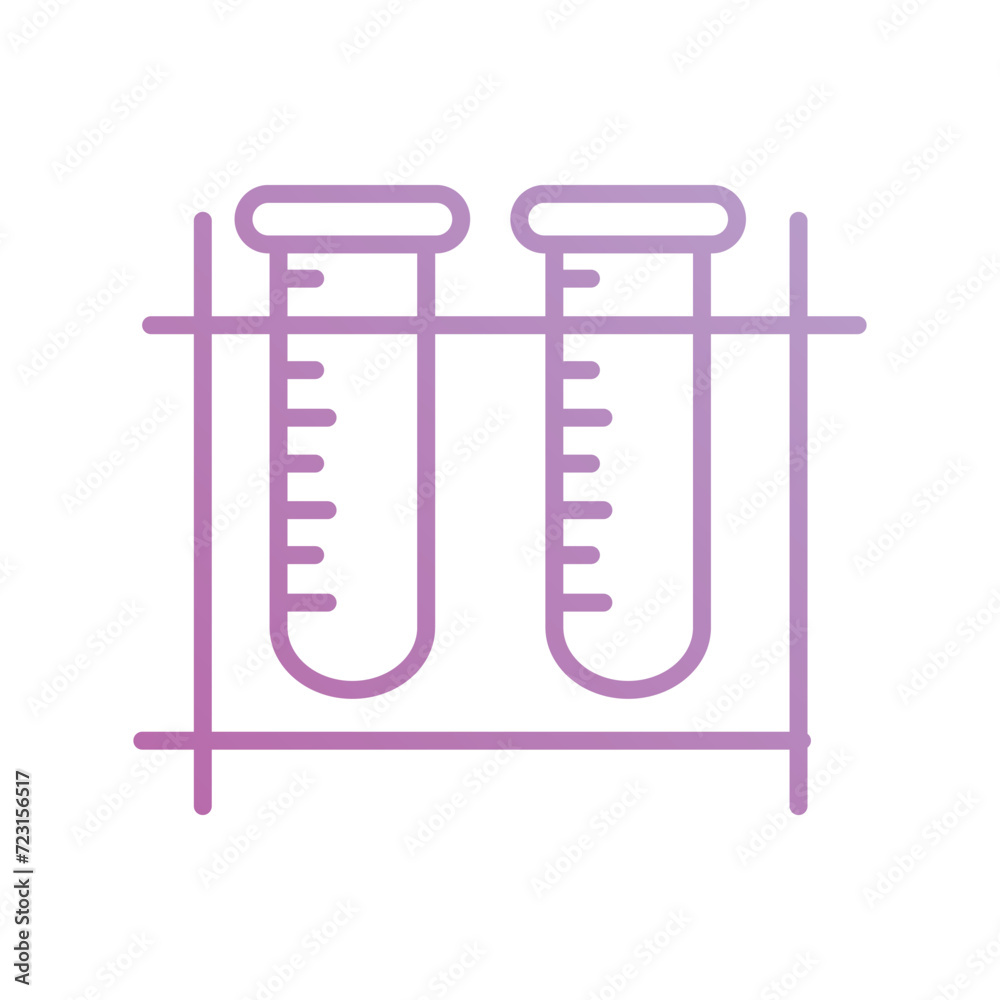 lab equipment icon with white background vector stock illustration