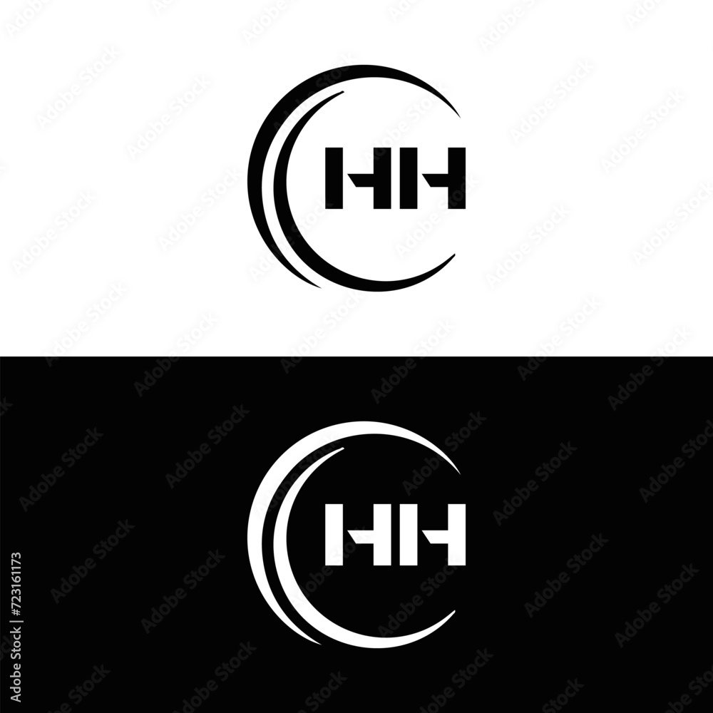 HH logo. H H design. White HH letter. HH, H H letter logo SET design. Initial letter HH linked circle uppercase monogram logo. H H letter logo SET vector design. HH letter logo design HH logo. H H design. White HH letter. HH, H H letter logo SET design. Initial letter HH linked circle uppercase monogram logo. H H letter logo SET vector design. HH letter logo design