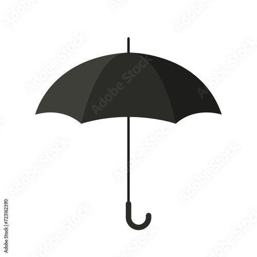 Back umbrella icon. Vector illustration. Isolated on white background.