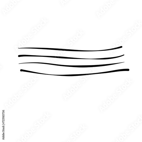 Abstract irregular lines
