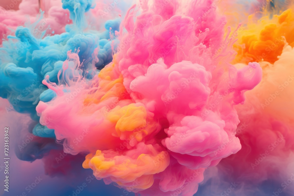 Colorful Abstract Smoke Art