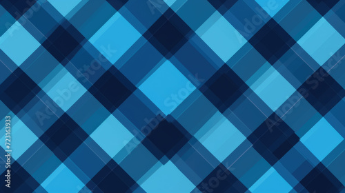 Diagonal Blue Checkered Pattern