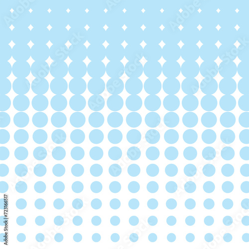 simple abstract sky lite color polka dot half tone blend pattern on white background