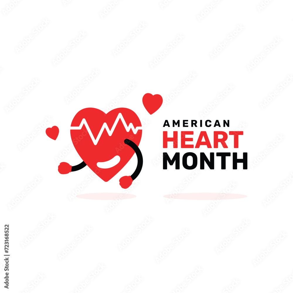 American heart month celebration event design