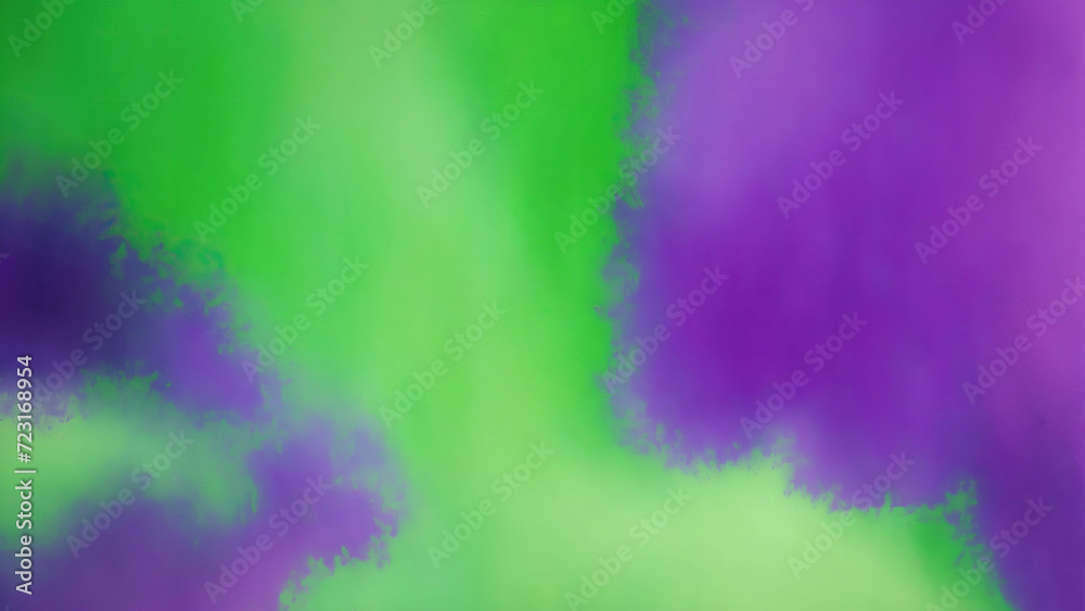 Green and Purple dry brush Oil painting style texture background