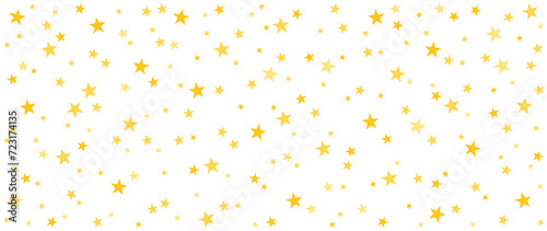 Background with yellow stars. Vector illustration for cover, banner, poster, card, web and packaging.