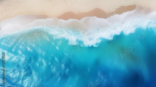 Abstract beautiful beach background with crystal clear water