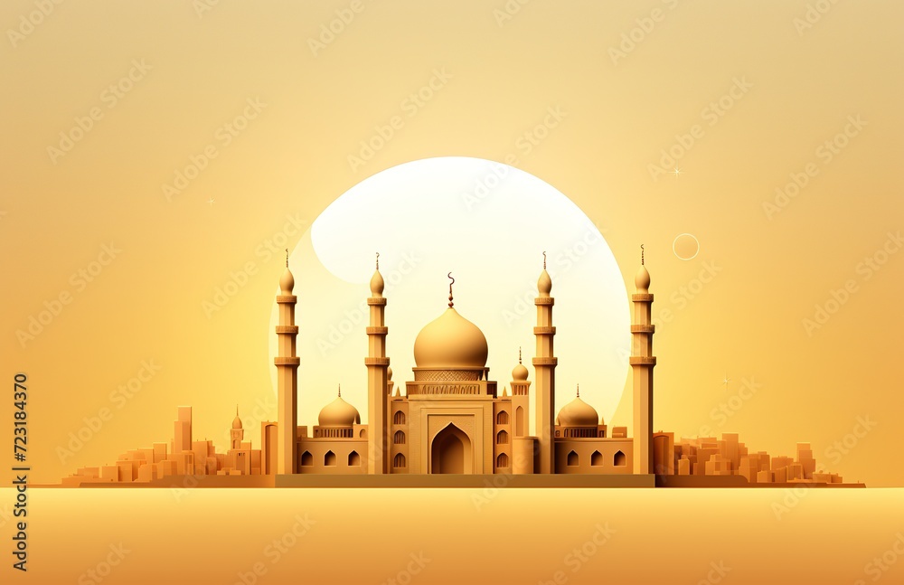 Ramadan celebration background