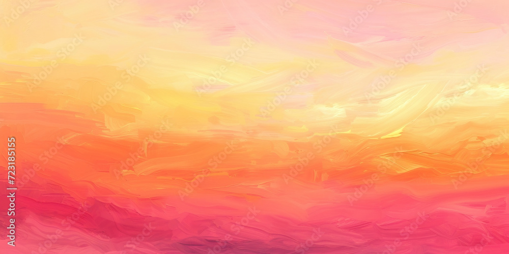 Peachy Paradise: Abstract Peach Toned Background with Peachy Sunset