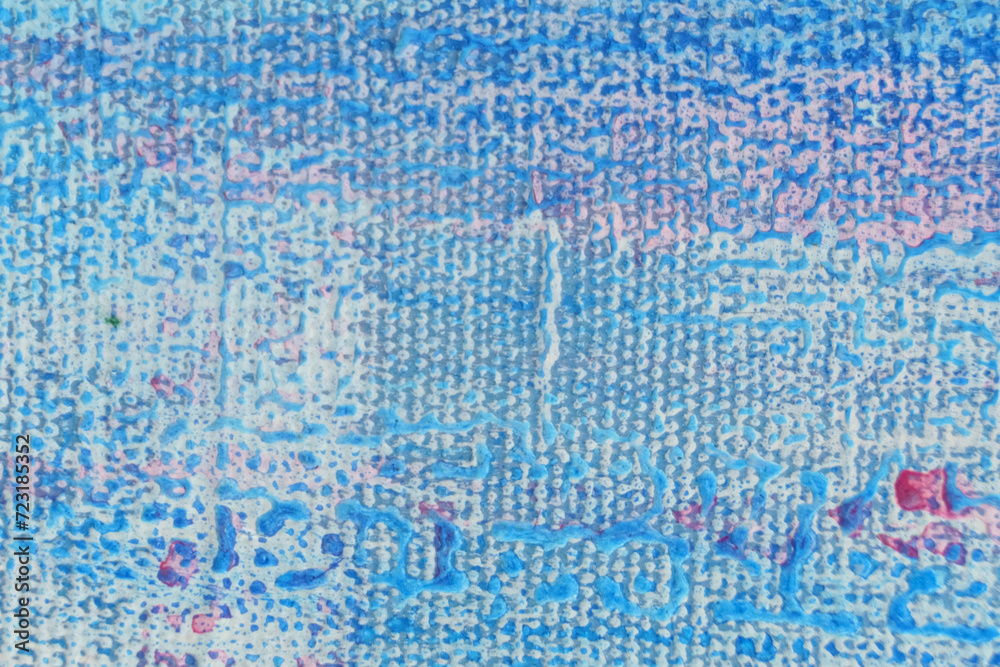Texture of canvas painted blue with pink shades. Texture of canvas painted blue with pink shades.