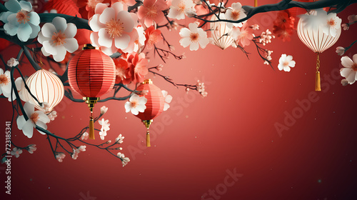 Happy Chinese New Year, Chinese New Year concept with copy space