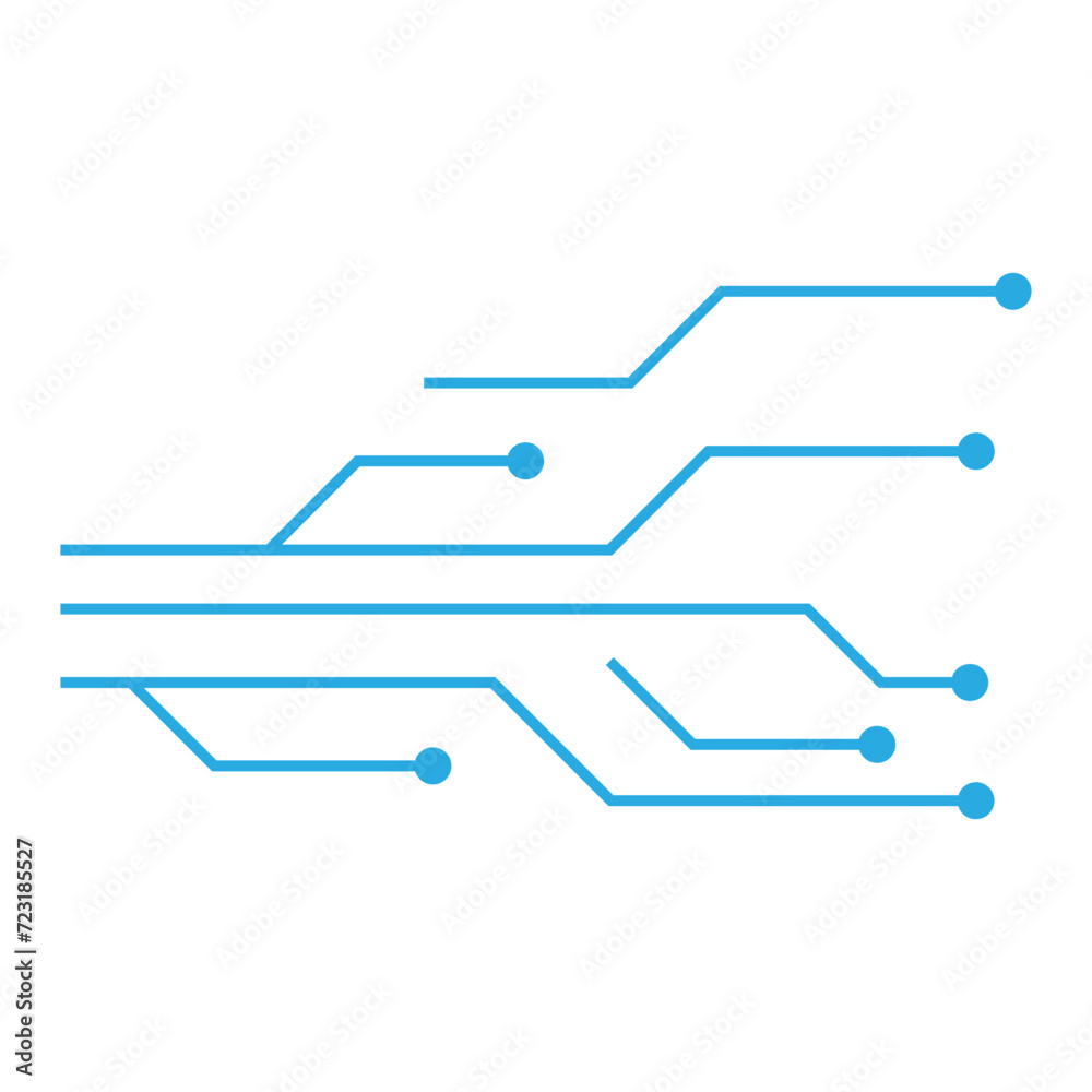 Blue Circuit Technology vector Blue Circuit Technology vector