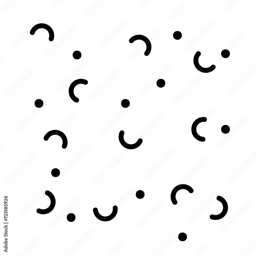 Birthday properti, confetti logo, vector, shape, symbol, arts, design, icon Birthday properti, confetti logo, vector, shape, symbol, arts, design, icon