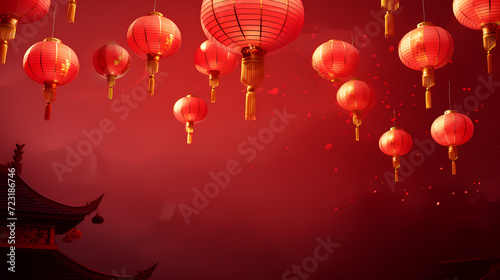 Happy Chinese New Year  Chinese New Year concept with copy space