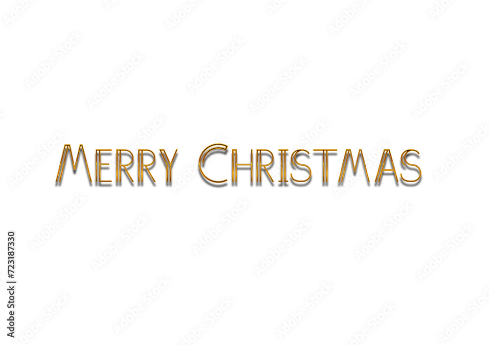 Merry christmas hand lettering calligraphy isolated on white background. Vector holiday illustration element. Merry Christmas script calligraphy