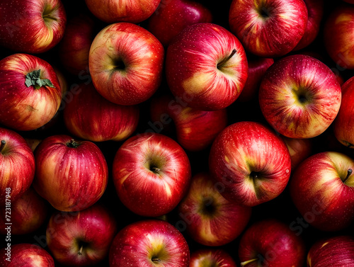 red apples background