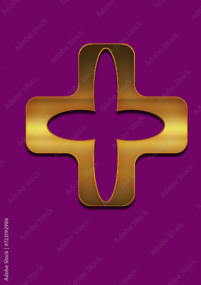 Fototapeta premium clip art illustration of crosses