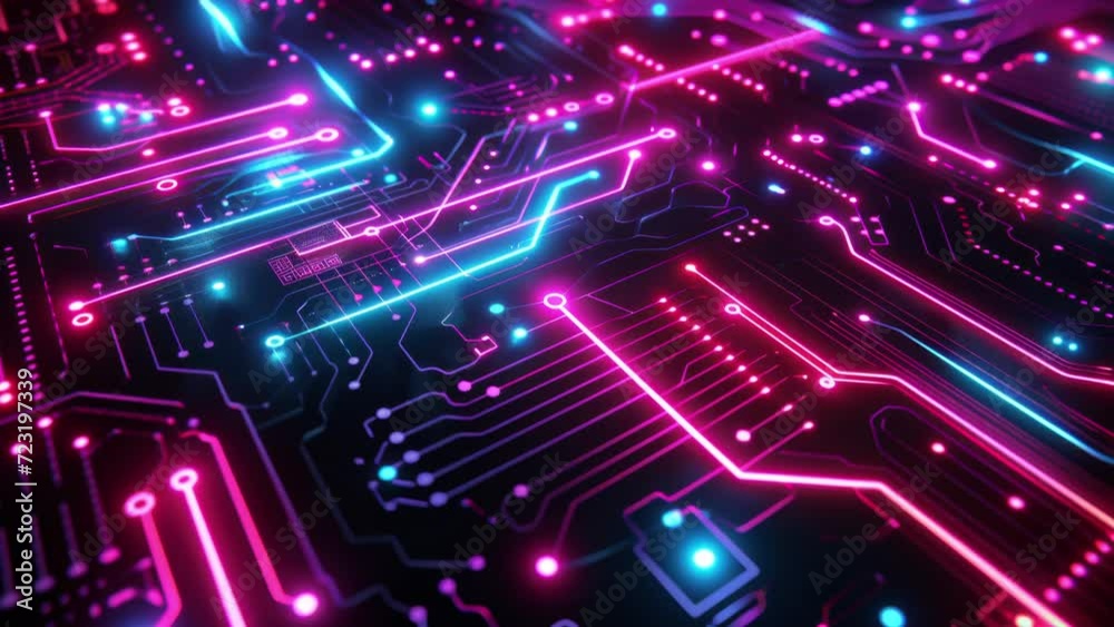 neon coloured future abstract circuit board technology designs neon coloured future abstract circuit board technology designs