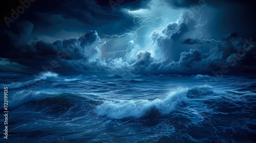 Roaring Fury: Cyclone Chaos at Sea