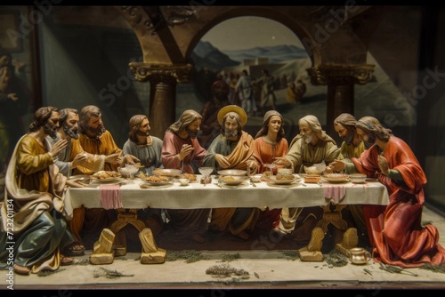 Artistic interpretation of the last supper