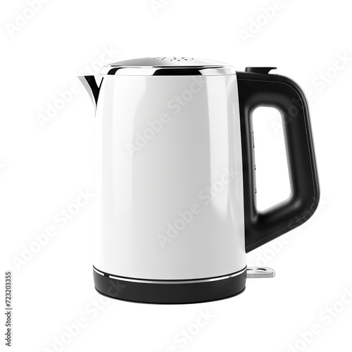 White electric kettle cut out