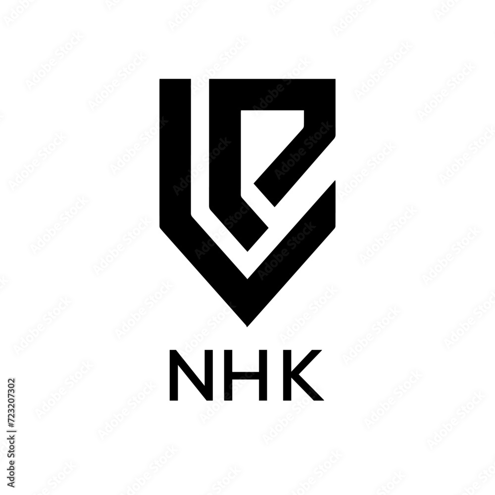 NHK Letter logo design template vector. NHK Business abstract connection vector logo. NHK icon circle logotype.
NHK Letter logo design template vector. NHK Business abstract connection vector logo. NHK icon circle logotype.