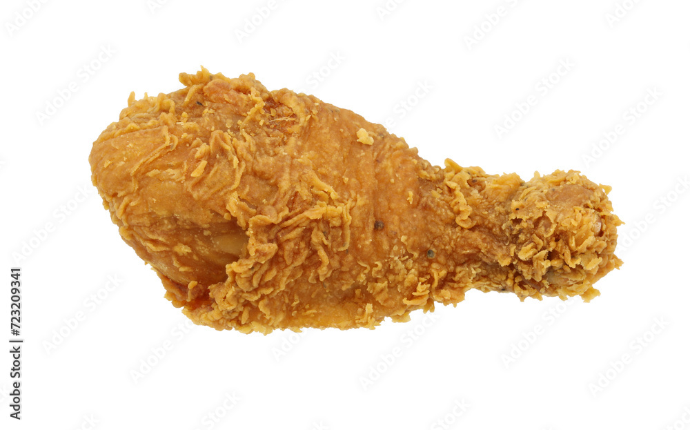 Fried chicken isolated on white background Fried chicken isolated on white background
