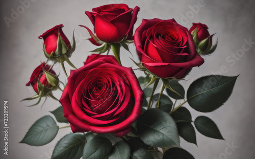 Gift a bouquet of roses to show your love to someone special. For Valentine s Day - Ai generated