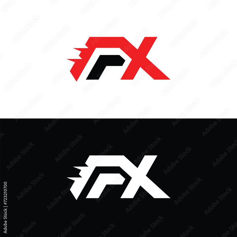 Monogram FX Letter Logo Design. Usable for Business Logo. Logo Element Monogram FX Letter Logo Design. Usable for Business Logo. Logo Element