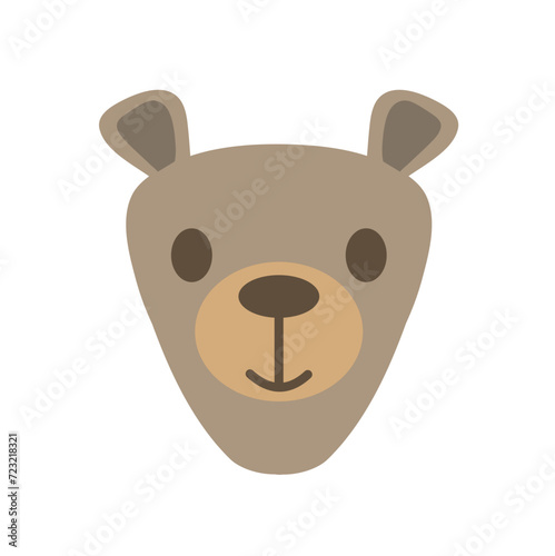 Adorable Bear, Cute Cartoon Bear Face