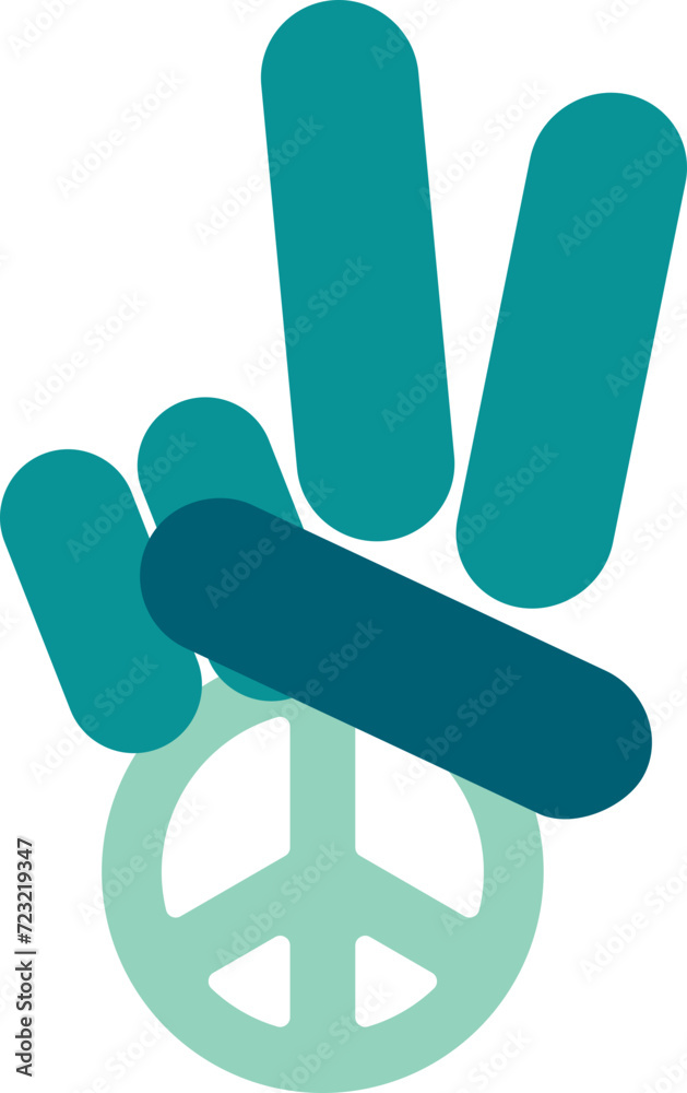 Symbol Peace Sticker Element Symbol Peace Sticker Element