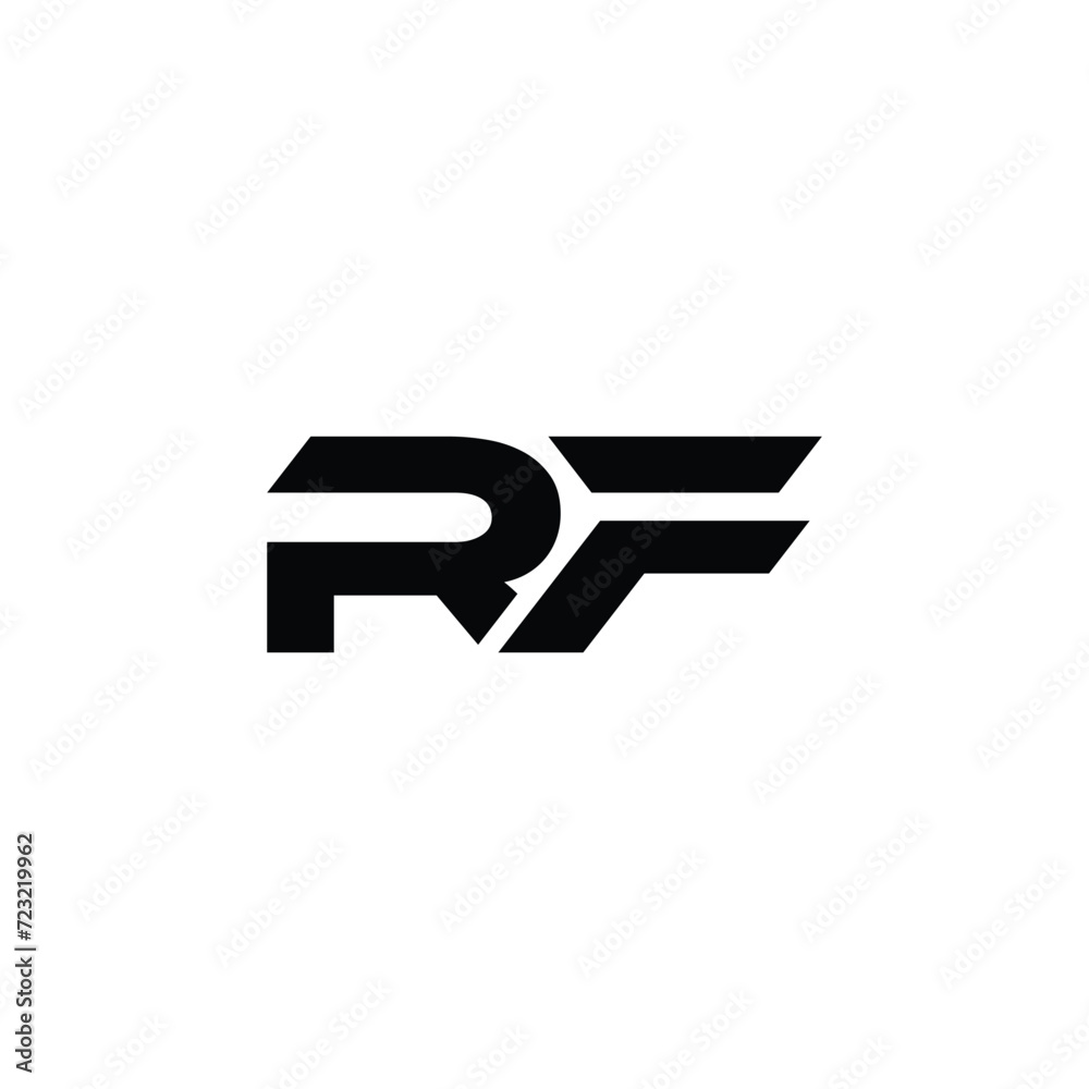 Monogram RF Letter Logo Design. Usable for Business Logo. Logo Element Monogram RF Letter Logo Design. Usable for Business Logo. Logo Element