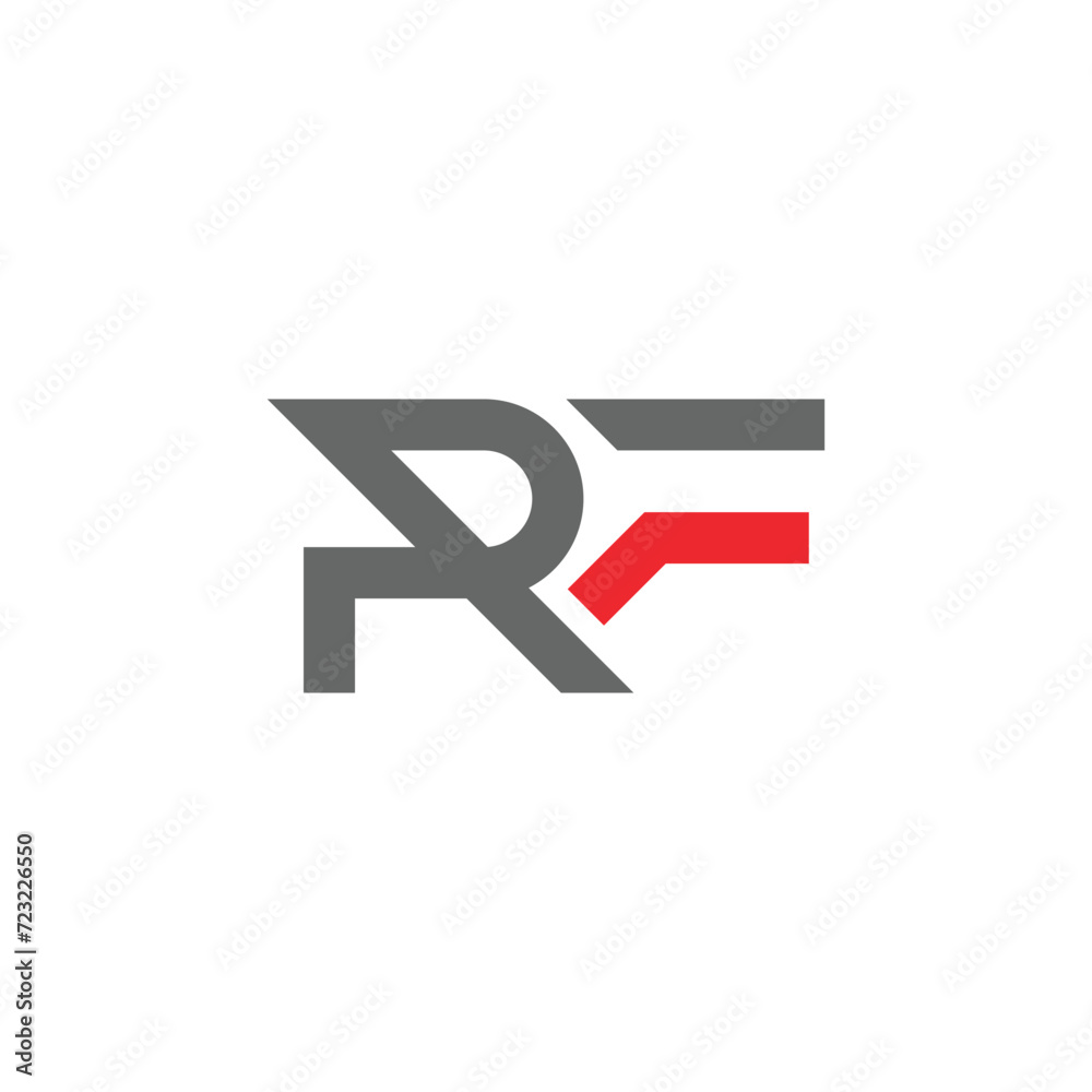 Monogram RF Letter Logo Design. Usable for Business Logo. Logo Element