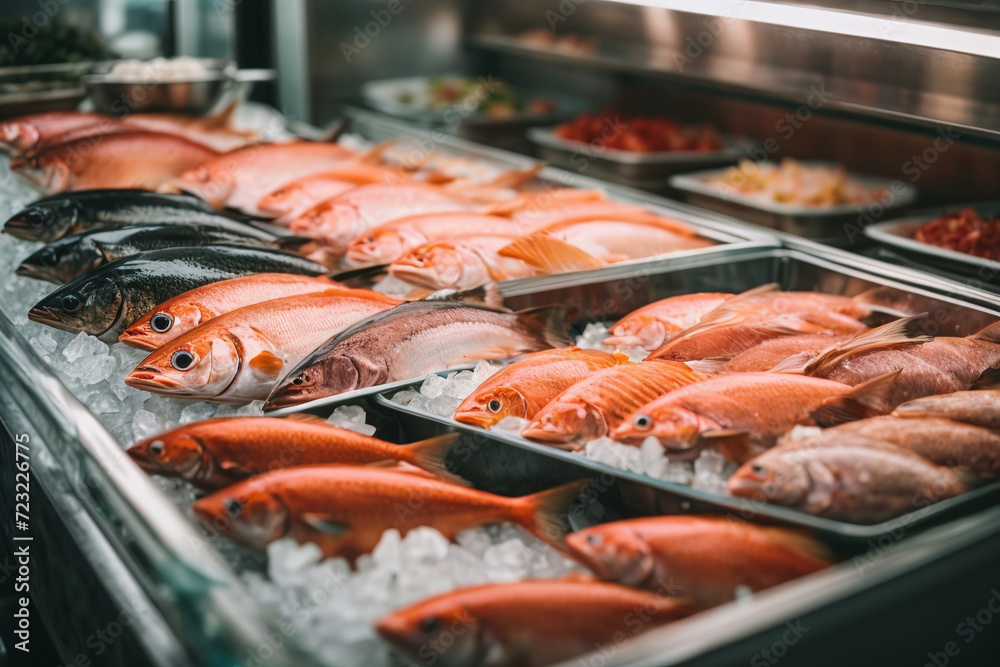 seafood at the market