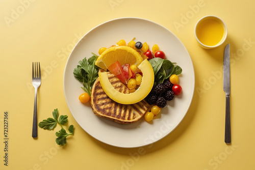 vegetables food on a plate