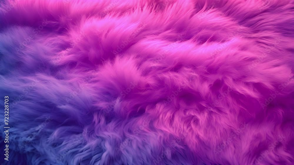 Purple pink soft plush fur background texture. Delicate soft background of plush fabric folds. Copy space.mp4. loose folds on the fabric of faux fur of lilac color. Neon colors moving Purple pink soft plush fur background texture. Delicate soft background of plush fabric folds. Copy space.mp4. loose folds on the fabric of faux fur of lilac color. Neon colors moving