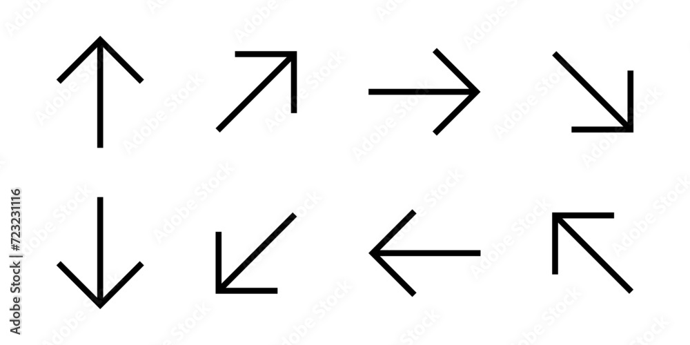 black direction arrow sign icon vector design