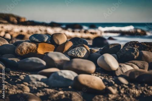 stones on the beach