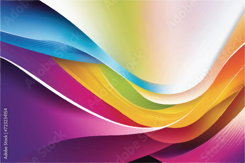 Colorful Abstract Wavy Background. Abstract background. Colorful wavy gradient shape abstract background. Modern abstract background. Colorful background wavy dimension. Abstract bright background.