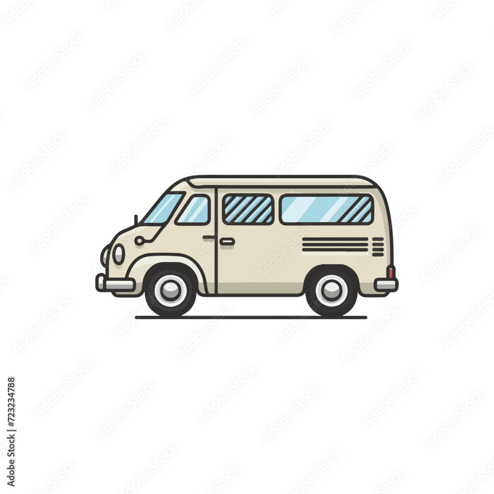 Modern urban adventure suv vehicle illustration