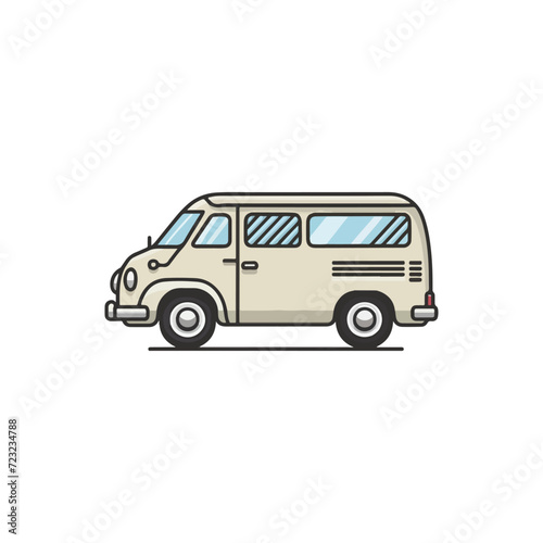 Modern urban adventure suv vehicle illustration