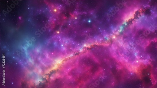 Colorful space galaxy cloud nebula. Supernova background wallpaper